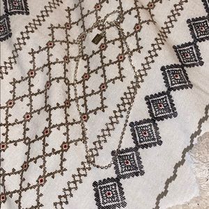 Silver beaded Miranda Frye Necklace